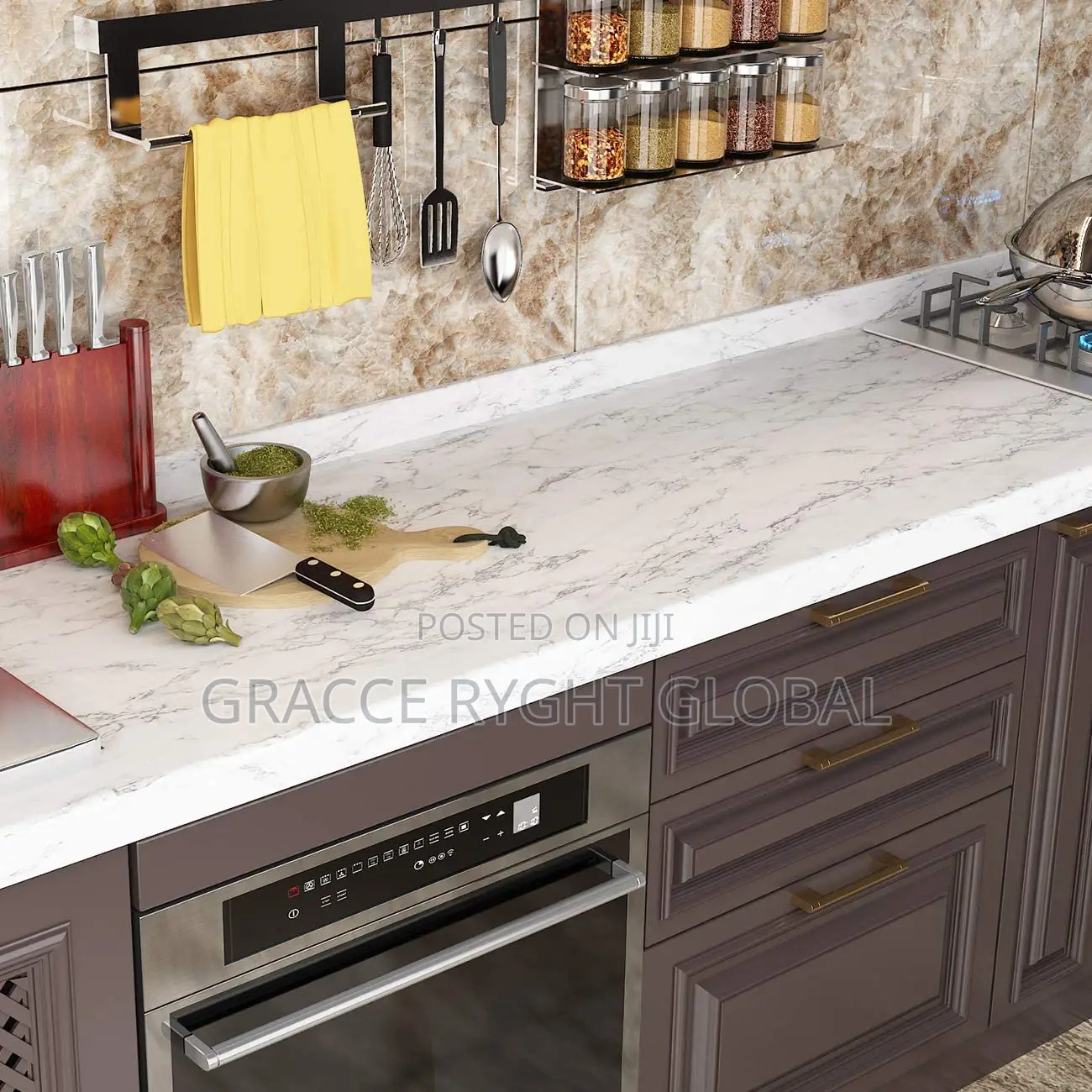 Waterproof Marble Wallpaper