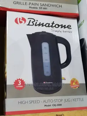 Binatone High Speed Auto Stop Kettle 3L