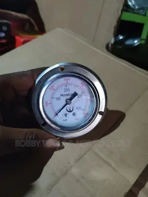 Pressure Gauge 400bar, 6000psi, Face 2"