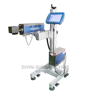 Automatic Industrial Laser Coding Machine for Plastic, Metal Glass