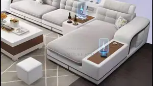 Sofa Set of Chair Corner Unit Plus Centre Table