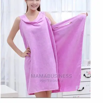 Wrap Around Bathrobe Towel - Purple