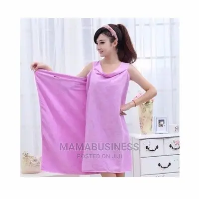 Wrap Around Bathrobe Towel - Purple