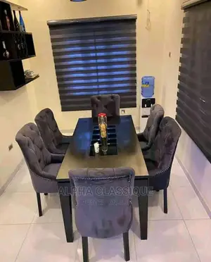Alpha Classique Modern Dinning Chair and Table