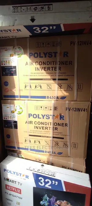 Polystar 1.5HP Inverter Split Airconditioner+Installationkit
