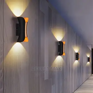 Rose Gold LED Lights Inside and Outside Wall
