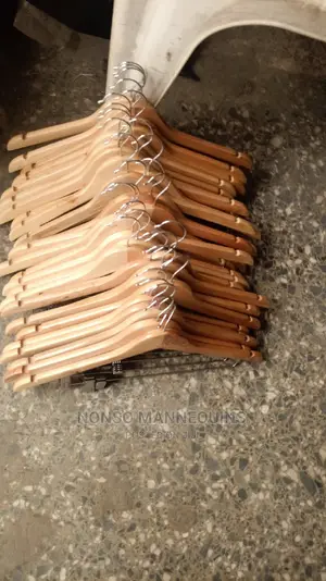 Neat Wooden Clip Hangers for Trousers