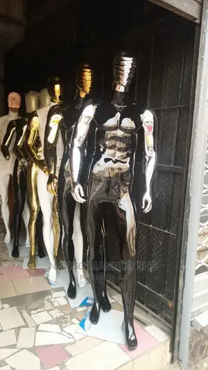 High Quality Luxury Chrome and Fibre Male Mannequins