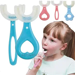 Children Silicone Ushape Toothbrush