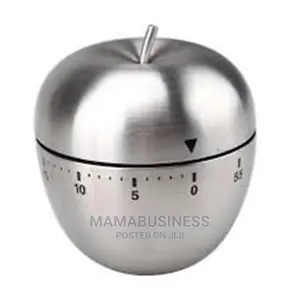 Apple Shape Kitchen Timer ( Stainless Steel)