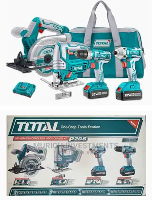 Total Li-Ion Cordless 4pcs Combo KIT 20V 4ah