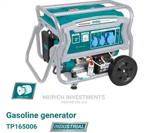 Total Key Start Gasoline Generator 6.5kva 100% Copper