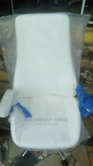 White T Leather Executive Director Chair
