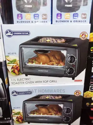 11. L Electric Toaster Oven With Top Grill