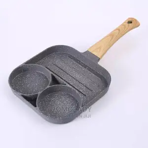 3 Partitioned Ceramic Fry Can