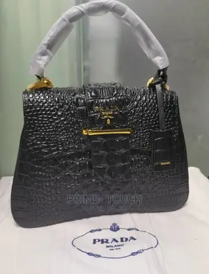 Original Italian Leather Bags by Prada.