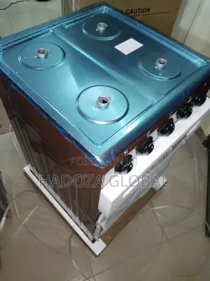 Brown Colour 52L Oven Skyrun 4gas Cooker With Manual Ignitio