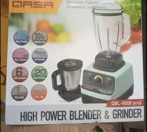 Qasa Double Cup Commercial Blender and Grinder