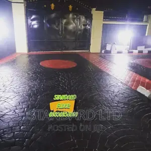 STAMP CONCRETE FLOOR (European Fan Pattern)