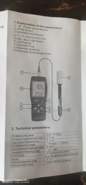 AS218 Smart Sensor Digital PH Meter
