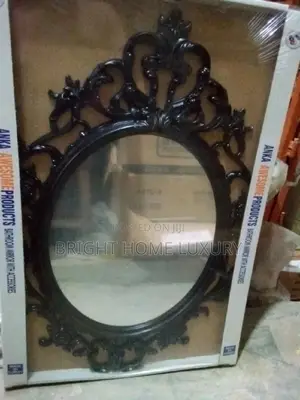 Palace Oval Wall Mirror (Black)