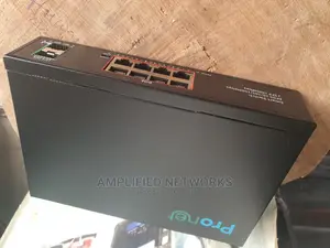 8port Gigabyte Poe Switch With 2 SFP Fiber Uplink