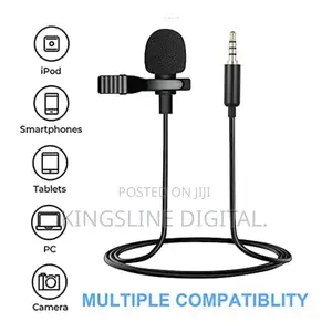 Professional Lavalier Microphone With Noise Cancelling Mic