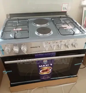 Maxi Free Standing Gas Cooker- MAXI 60x90 4+2 INOX