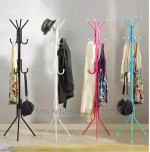 Metal Coat Rack and Bag Hanger Strong Heavy Quality