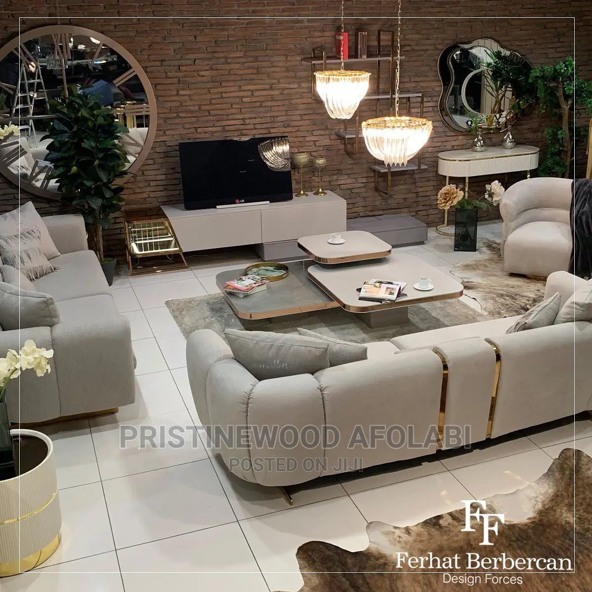 Pristine Wood Sofa