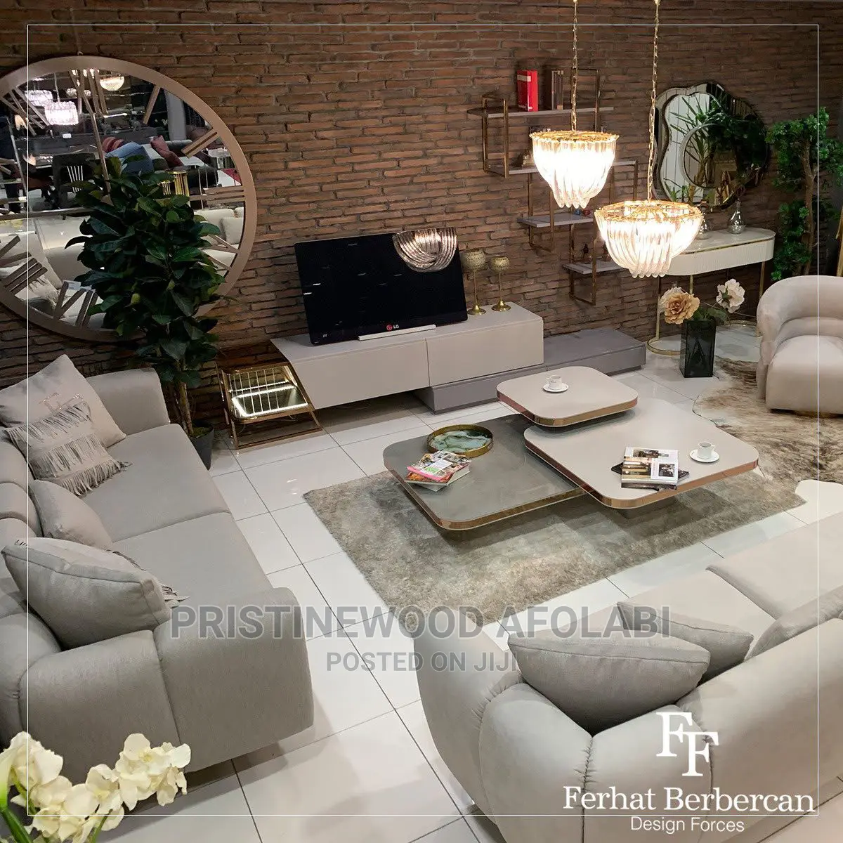 Pristine Wood Sofa