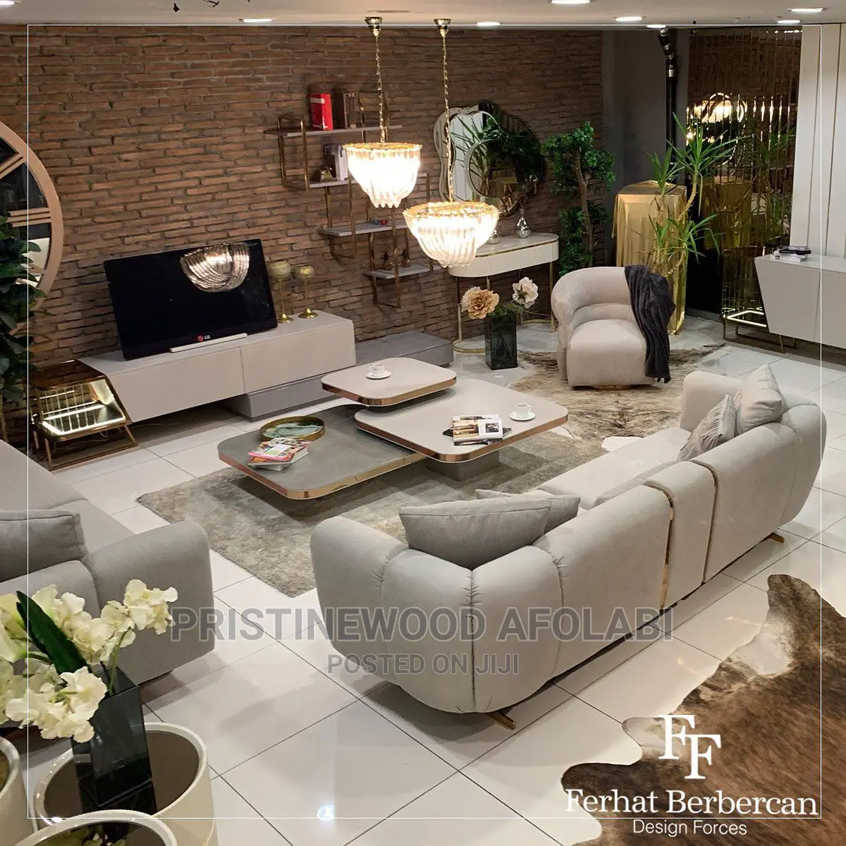 Pristine Wood Sofa