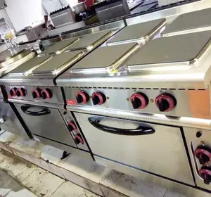 4 Plates Electric Cooker With Oven/High Pressure 380V Cooker