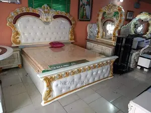 Luxury High Back Rest Turkey Royal Bed.