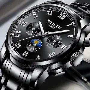 Wlisth Luxury Waterproof Luminous Stainless Steel Watch