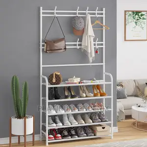 4 Tiers Shoe Rack and Hanger