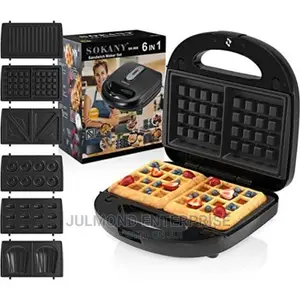 6in1 Sandwich Machine Panini Waffle Maker Donut Machine