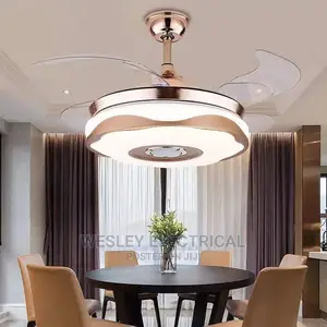 Fan Chandelier With Bluetooth Mp3