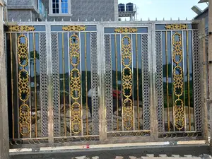 Stainless Steel Gold and Black Design Gate