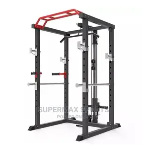 Squat Rack With Latpull Exercise