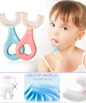 U Shape Silicon Kids Toothbrush