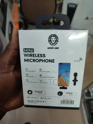 Green Mini Wireless Microphone