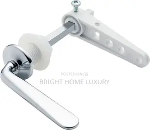 Chrome Toilet Level Flush Handle