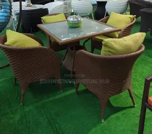 Outdoor Basket 4 Chairs With Tables