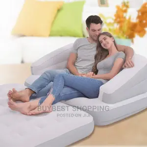 5 in 1 Inflatable Double Sofa Couch Mattress Airbed