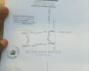 Full Old Standard Measure Plot of Land With Register Survey