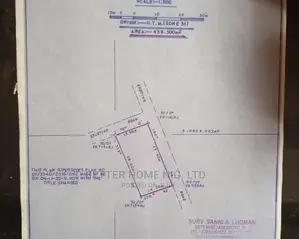 A Plot of Land With Register Survey and Agreement