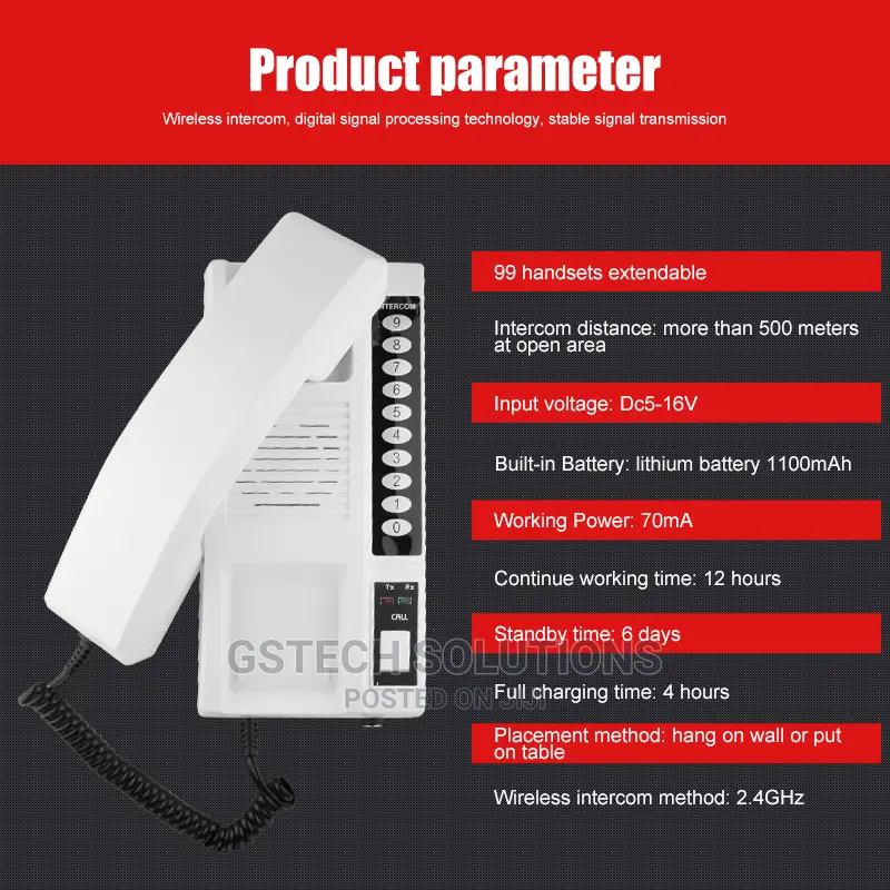 Wireless Intercom System