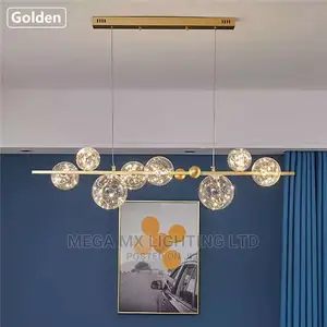 750mm Nordic Pendant Light for Dinning Table. Brass Gold.
