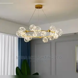 Nordic Chandelier Brass Gold. Size 800mm.
